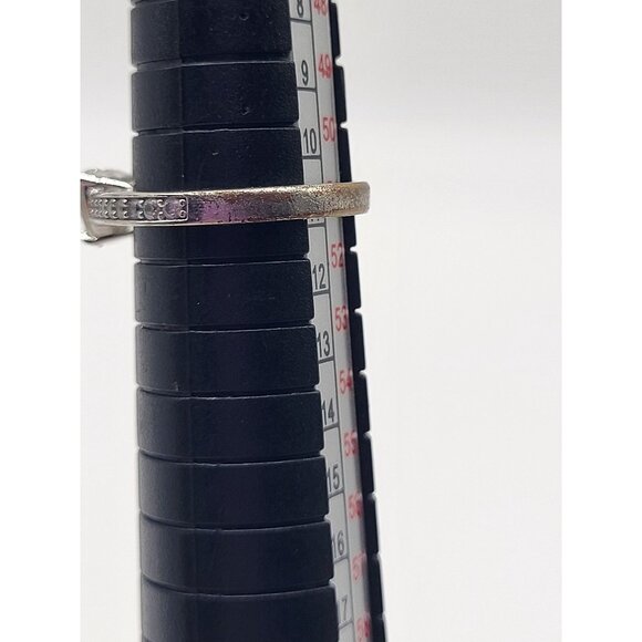 Swarovski Heart Shaped Crystal Ring With Silver-Tone Band - Picture 11 of 15